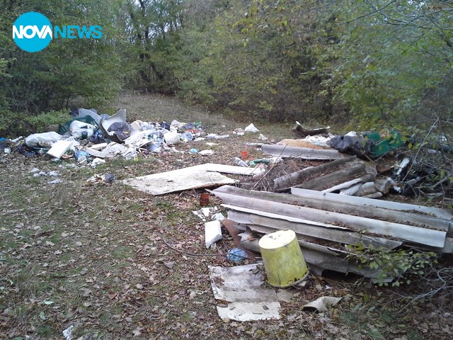 Замърсяване на природата около Варна