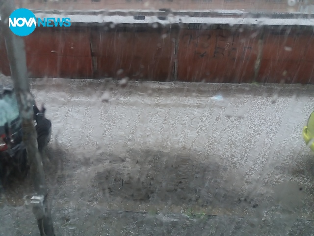 Градушка се изипа в Ловеч