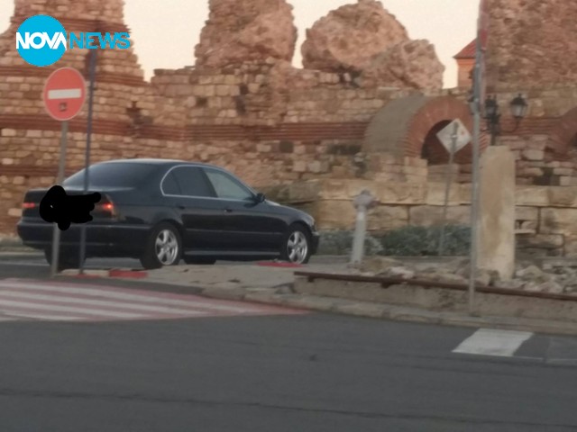 Анархия на пътищата в Несебър