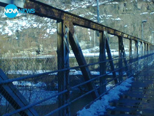 Железният мост в Ловеч след ремонт