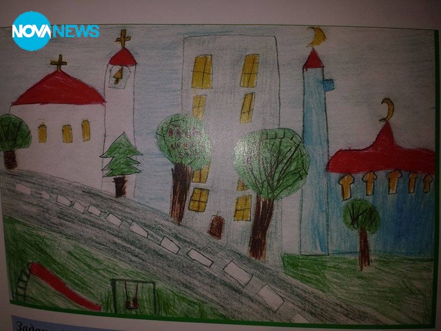 Рисунка на дете