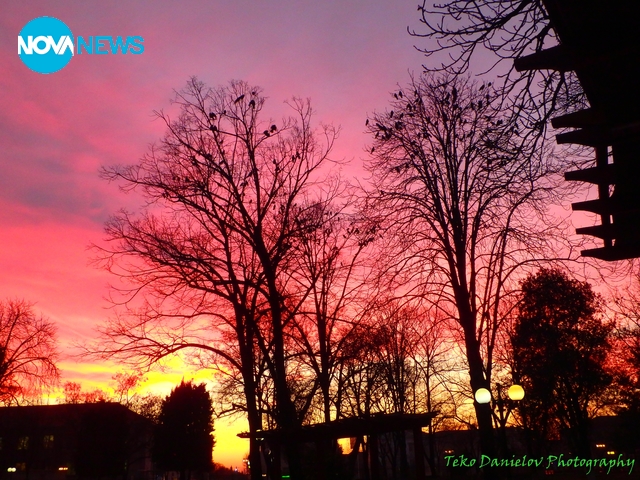 Огнено небе