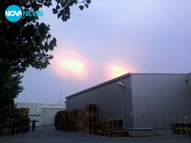 Странно явление в небето