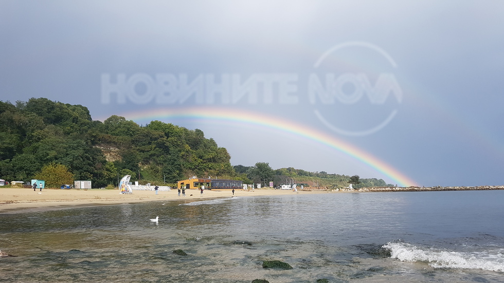 Дъга над Варненския залив