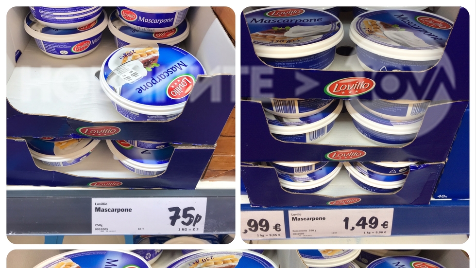 Цените на храната в България и Европа
