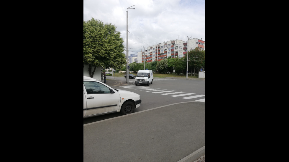 Неправилно паркиране в Бургас
