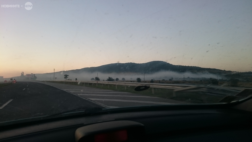 Мъгла на АМ "Тракия"