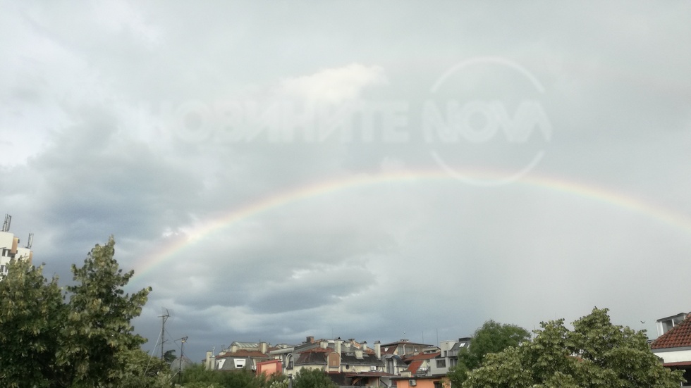 Двойна дъга над Бургас