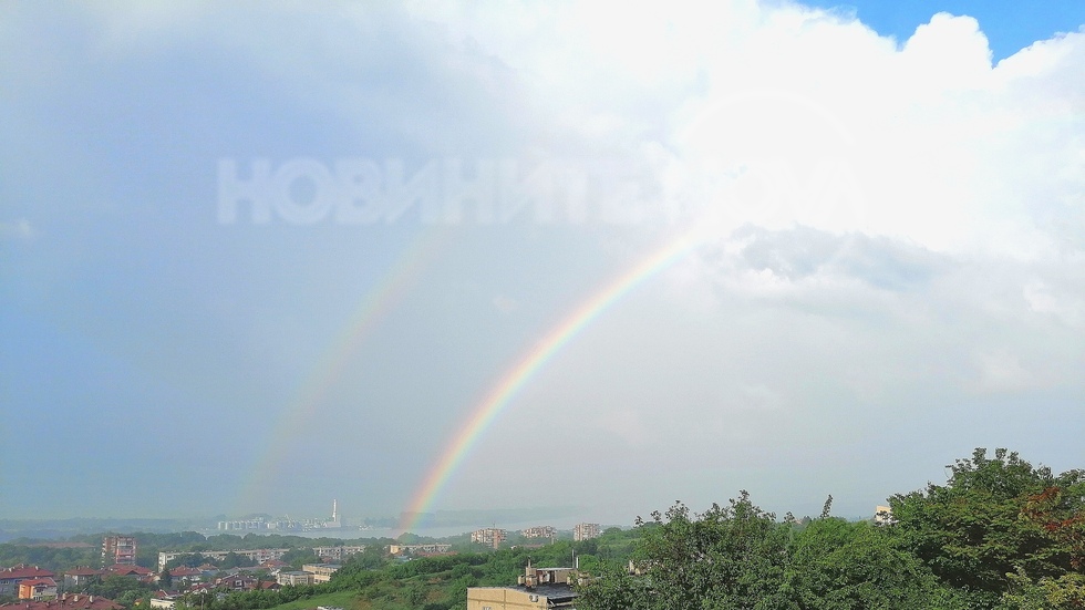 Двойна дъга над Свищов