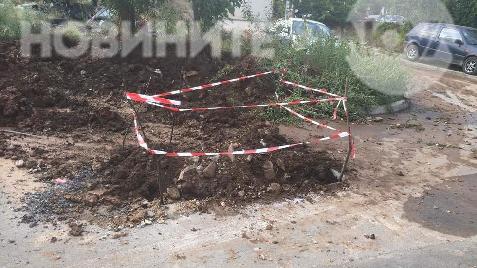 Изкопи на нов асфалт