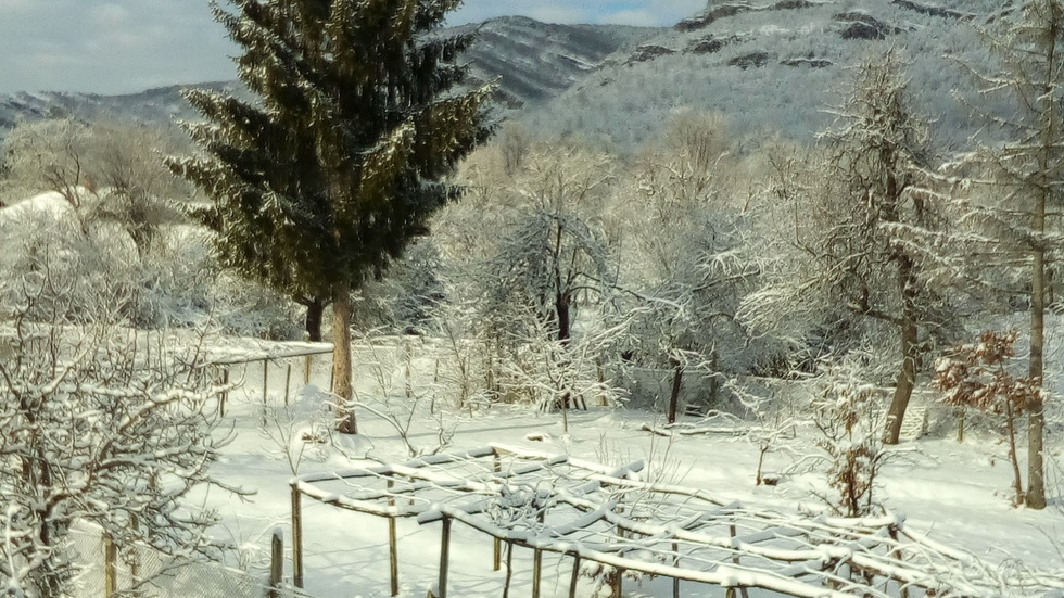 Зимен изглед в Габрово