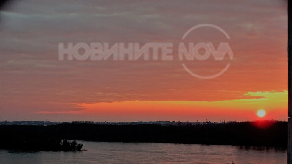 Изгревът над река Дунав,при Видин!