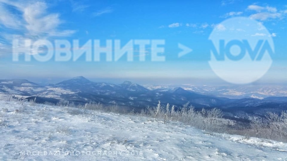 Зимен пейзаж от с. Заимчево