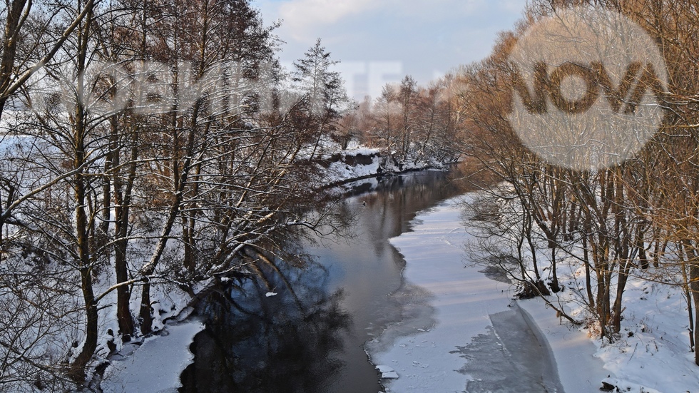 Река Струма позамръзнала