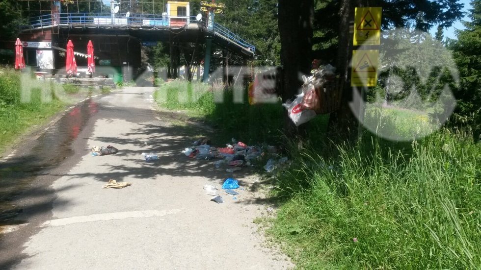 Боклук на "Алеко" след туристи през почивните дни