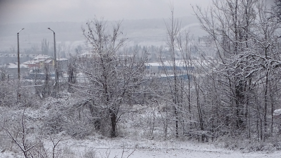 И в Плевен вече има сняг!