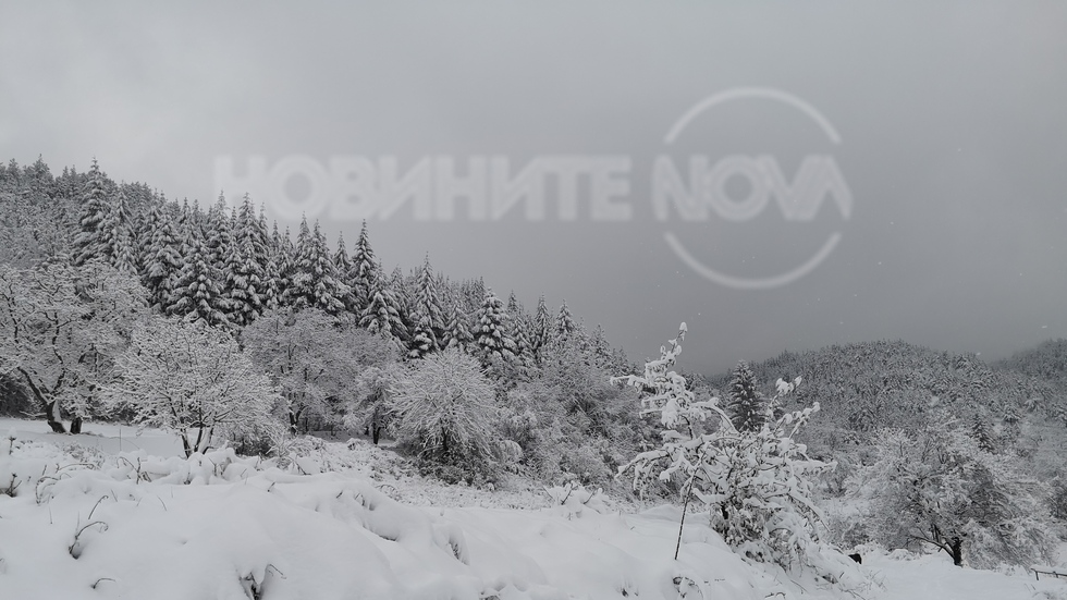 Първи сняг за 2019 г, гр. Смолян