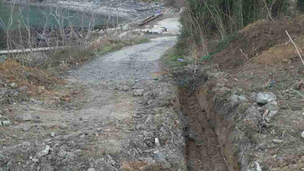 Заграбване на земята около Райския залив в Созопол