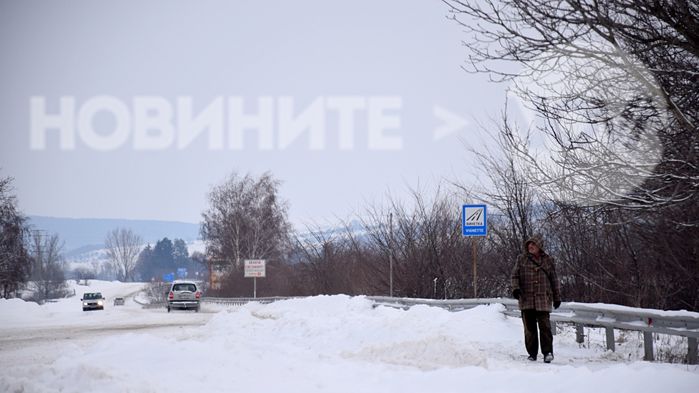 Пътят Разград-Шумен е отворен за коли и... пешеходци