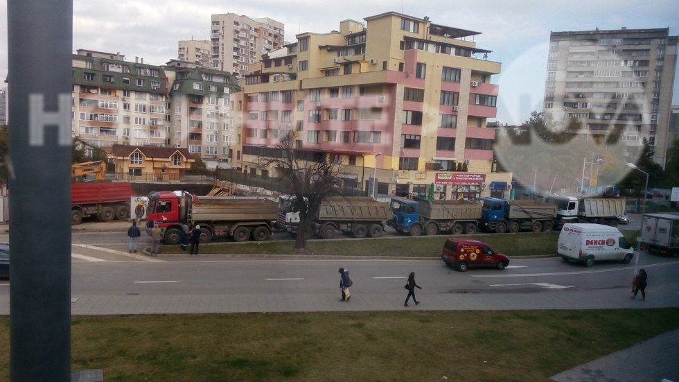 Неправилно паркиране на камиони