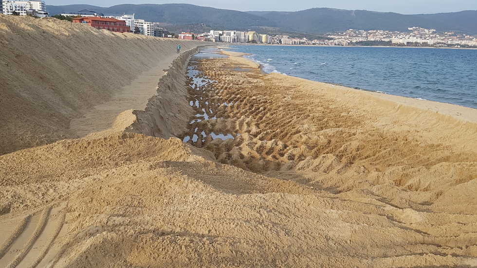 Плажът на Слънчев бряг