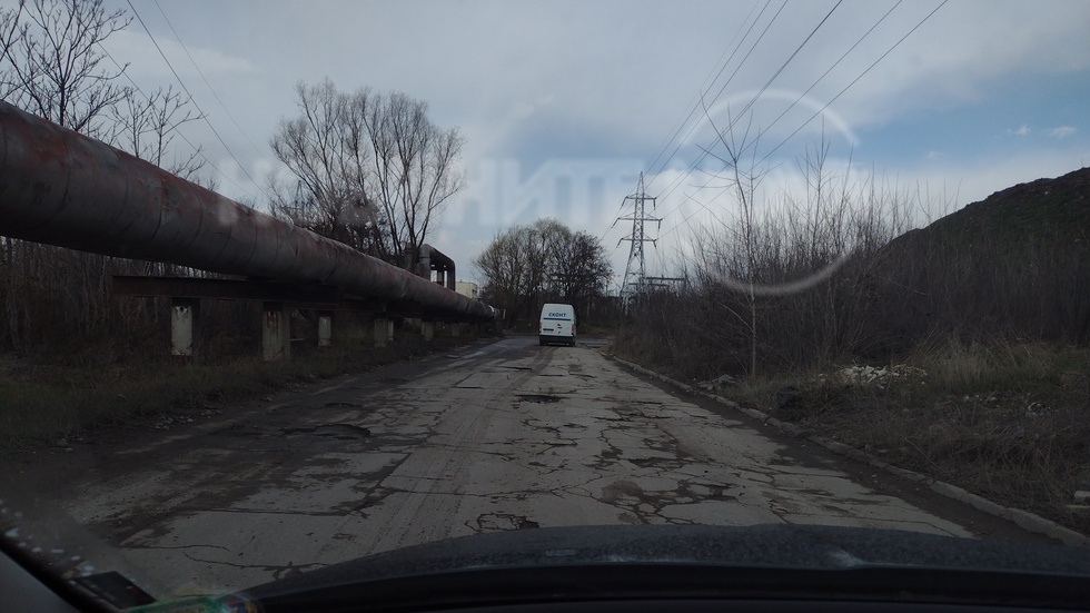 Опасен път в гр Пловдив