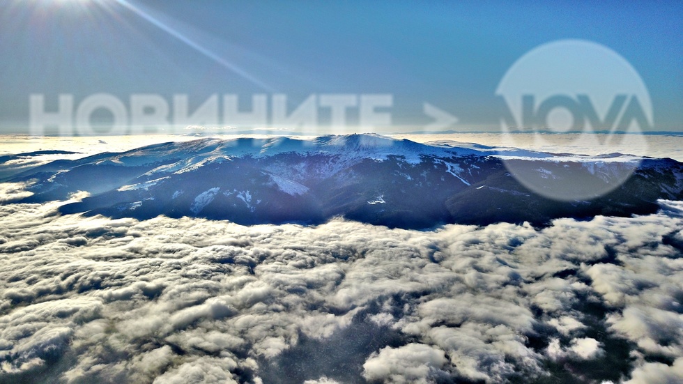 Витоша, заснета с дрон от 2200 метра височина