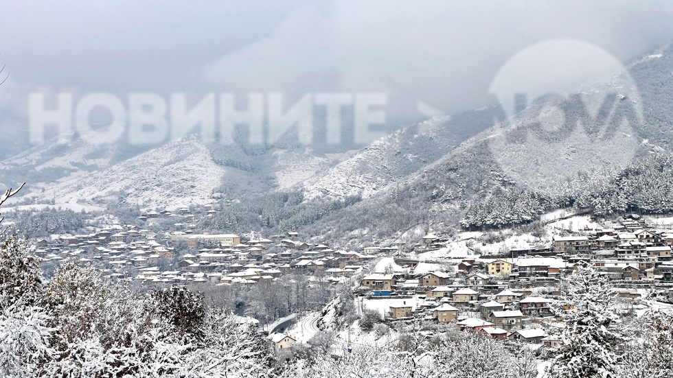 Студено и мъгливо време в планината - Зверино