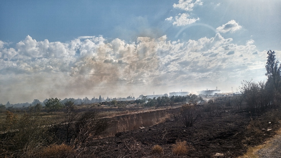 Пожар край Сливен