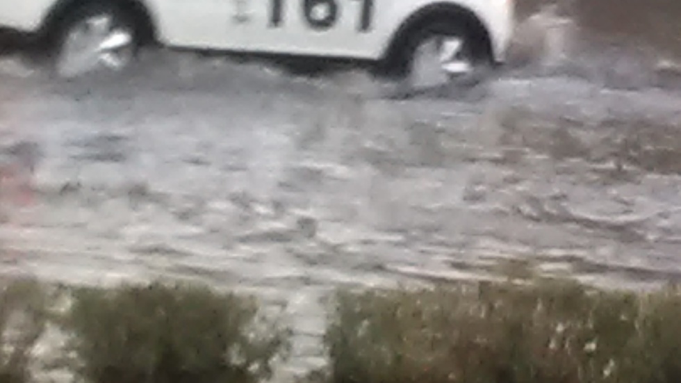 Наводнение в пловдивския квартал "Тракия"