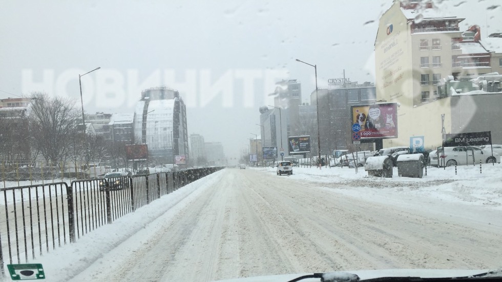 Непочистени булеварди в София