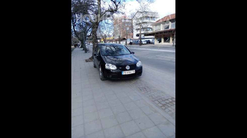 Неправилно паркиране в Пловдив