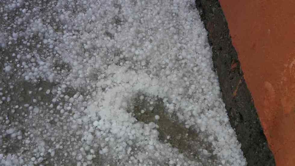 Ужасният град и буря в Перник