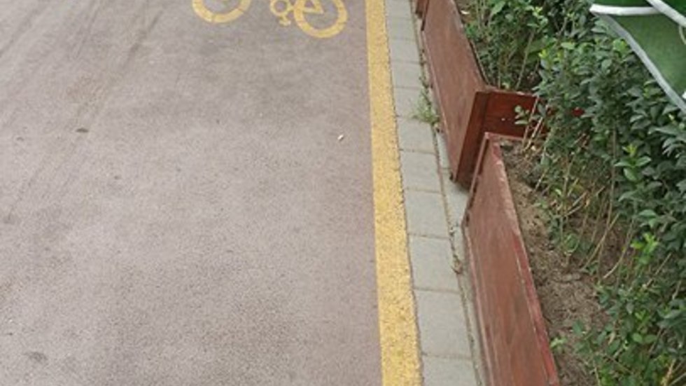 Подобряване не пешеходна зона и велоалея