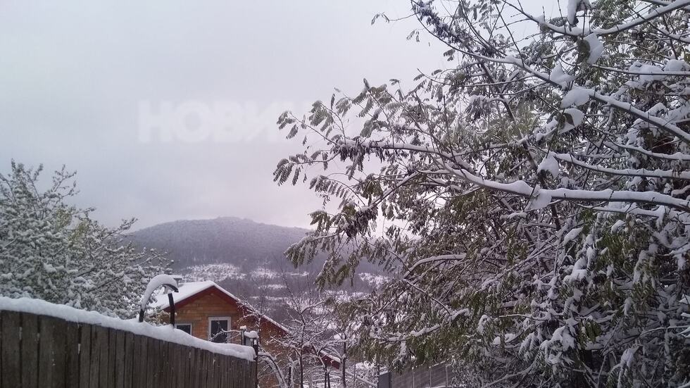 Зимен пейзаж от с. Заимчево