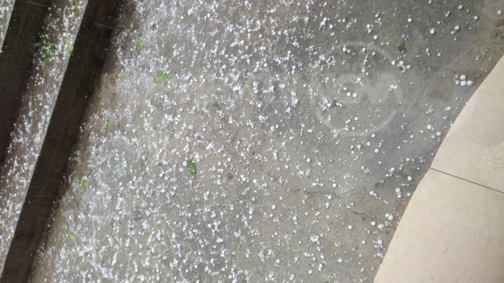 Силна градушка в Благоевград