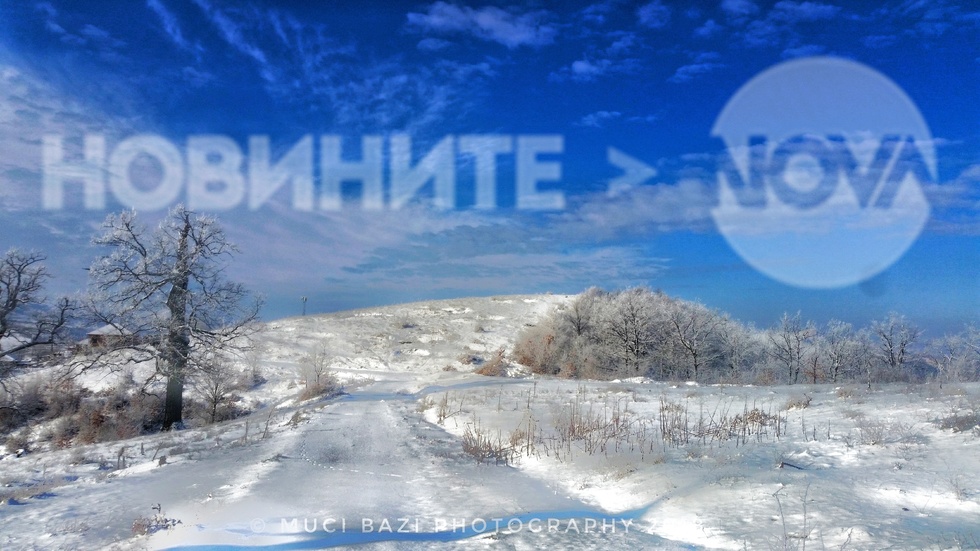 Зимна картина от село Заимчево