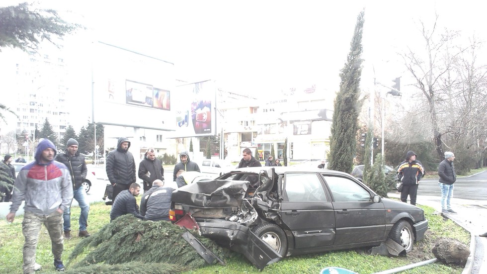 Катастрофа с автобус в Бургас