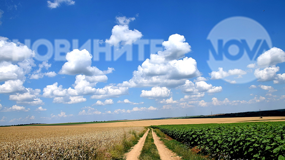 С красивото небе по полските пътища на Лудогорието!