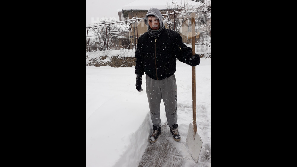 40 см сняг в гр. Берковица