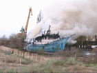 Пожар унищожи един от символите на Бургас