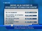 Едва половината от хората в големите градове ще гласуват на изборите