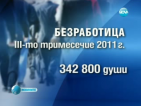 343 хиляди са безработните за периода юли-септември