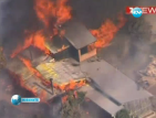 Горски пожар изпепели повече от 30 къщи и 4000 декара гори в Австралия