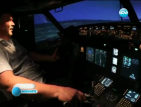 Американец построи симулатор на „Боинг 737” в гаража си