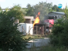 Потушен е пожарът на газстанцията в Разград