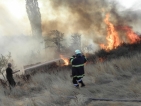 Мъж с тежко обгазяване при горски пожар край Монтана