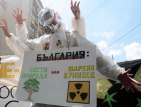 Екозащитници на протест срещу ядрената енергетика