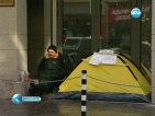 Гладната стачка стачка на столичанин пред ВСС продължава