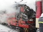 Влак се запали на гарата в Шумен